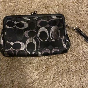 Coach Snap Top Wristlet